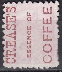 NEUSEELAND 1893 Adson, 1d, Perf 10, Crease’s Coffee, Pos.12 oder 115 - Bild 1 von 2