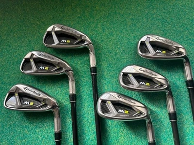 TaylorMade M2 Iron Set Flex S 6 Pieces Used Right Handed F/S #25 - Image 1 of 4