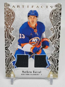 2025-26 Upper Deck Artifacts Mathew Barzal Gold Material Dual Jersey #'D 026/199 - Picture 1 of 2