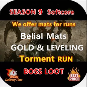 DIABLO 4🔥SEASON 9💥Sins Of The Horadrim🔥Belial Mats❤️LEVEL GOLD✨GLYPH PIT RUN - Picture 1 of 1