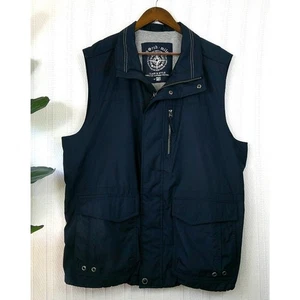 S4 North Mile European Navy Blue Utility Vest with Pockets- Mens XL - Picture 1 of 11