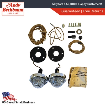 1953 Plymouth & Dodge Back Up Light Lamp Lens Pair Repair Package 1498866 NOS - Image 1 of 4