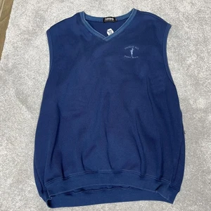 Chaleco Suéter Ashworth Para Hombres XL Azul Bahía Española Guijarro Playa Golf Algodón EE. UU. - Imagen 1 de 8