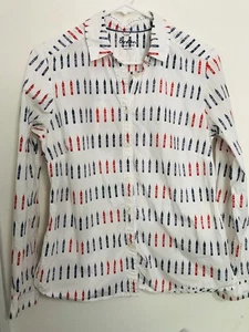 Camisa Boden para mujer Big Ben calce clásico blanca con botones talla 6 británica - Imagen 1 de 10
