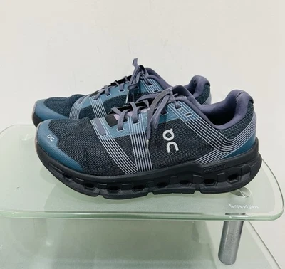 ON Running Cloudgo Negro Esquisto Desenfoque Para hombres Zapatos para Correr Talla 9 Tenis Foto 1 de 4