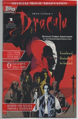 Drácula Topps 1992 Película Adaptación Sellada 4 Ediciones Mini-Serie Juego Completo 1 2 3 4 Foto 1 de 4