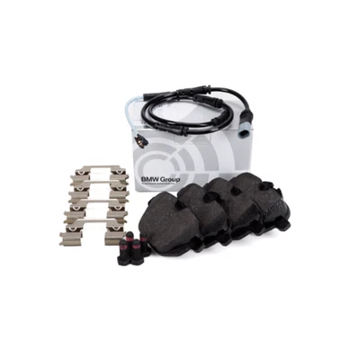 Original BMW Brake Pads + Sensor Rear 3 Series E90 E91 E93 X1 E84 Until 02.2010 - Image 1 of 3