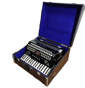 TOMBO n.65 fisarmonica tastiera strumenti retrò vintage dal Giappone con custodia rigida - Foto 1 di 10
