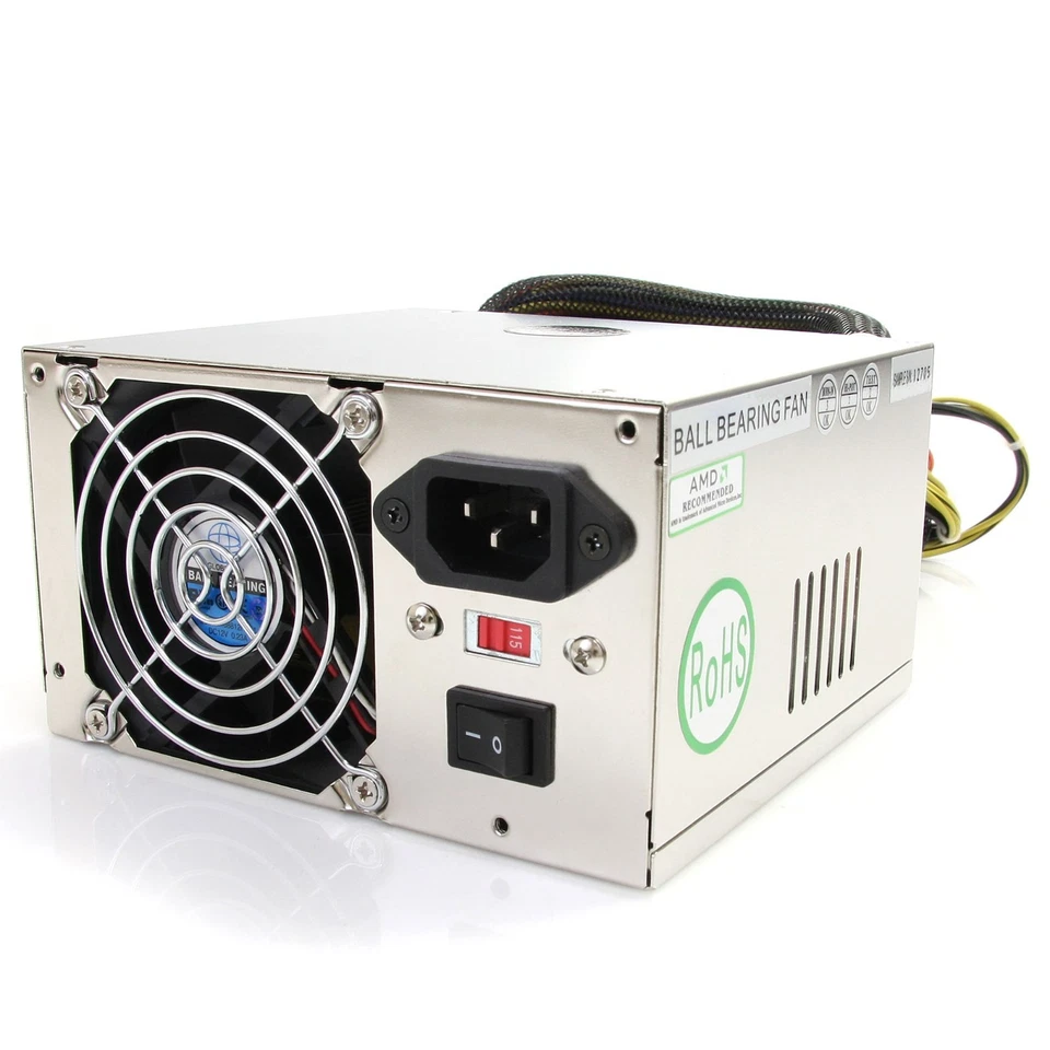 Professional 500W ATX EPS12V 2.92 Computer Power Supply w/ Two PCIe - Image 1 of 1
