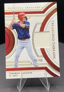 Thomas Saggese 2024 Panini TT-TS National Treasures Patch 45/99 St Louis Cards - Bild 1 von 2