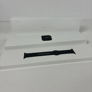BOITE VIDE uniquement pour Apple Watch 44 mm série 6 boîtier aluminium gris sidéral bracelet noir - Photo 1 sur 7