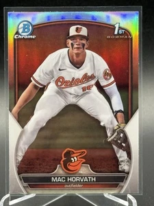 2023 Bowman Draft MAC HORVATH 1st Refractor - Picture 1 of 2