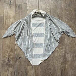 Banana Republic gestreifter Kokon Wolle Cardigan Pullover Small - Bild 1 von 5
