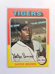1975 TOPPS GATES BROWN #371 NM - Picture 1 of 2