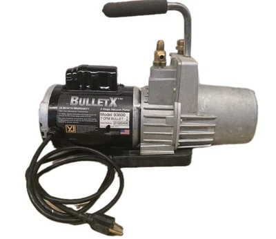 Bomba de vacío Yellow Jacket 93600 7 CFM Bullet X 115VAC 1PH 60HZ 7 CFM 2 etapas Foto 1 de 4