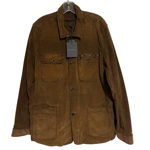 Neu mit Etikett John Varvatos Cord Chore Jacke zimtbraun XXL - Bild 1 von 10