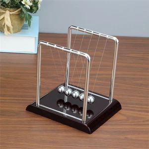 Bola de piscina de metal de acero inoxidable de impacto de equilibrio clásico movimiento caos - Imagen 1 de 9