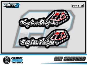 Motocross Stickers Troy Lee Designs MX Graphics Decals Red Wrap Graphic Track - Picture 1 of 1