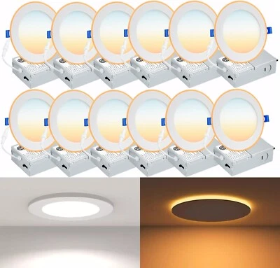 Kit de luz embutida interna/exterior branca 4 polegadas 9W downlights reguláveis, envio para os EUA - Imagem 1 de 4