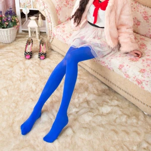 Women Ladies Girls Plain 120 Denier Tights Pantyhose Stockings Hosiery One Size - Picture 1 of 17