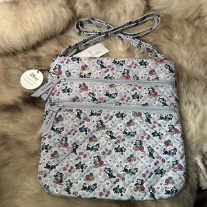 NWT Vera Bradley Disney Triple Zip Hipster Crossbody - Playful Figaro Print - Picture 1 of 5