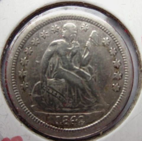 1842-O MEDIUM O SEATED LIBERTY DIME 10c COIN NEW ORLEANS MINT TOP 100 SHATTERED Cover