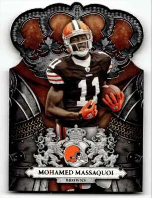 2010 PANINI CROWN ROYALE MOHAMED MASSAQUOI CLEVELAND BROWNS #25 - Image 1 of 2