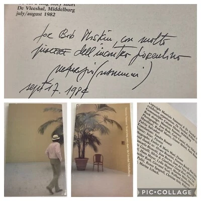 Maurizio Nannucci SIGNED To cut a long story short 1982 Ltd. Ed. 1000 Italian - Image 1 of 4