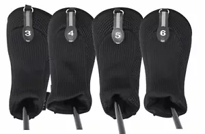 NEW THICK Lady 3 4 5 6 Set Womens HEAD COVERS HYBRID GOLF CLUB Ladies HEADCOVER - Picture 1 of 6