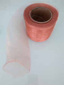 Pure Copper Knitted Soffit Mesh -10cm Wide - 1 Metre Long. Stop slugs & snails