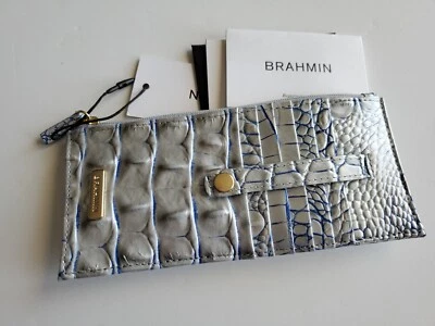 CARTERA DELGADA BRAHMIN EGGSHELL MELBOURNE CUERO TARJETA DE CRÉDITO NUEVA CON ETIQUETAS DIFÍCIL DE ENCONTRAR  Foto 1 de 4
