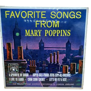 Mary Poppins Songs | Sound Stage Chorus Vintage Disney Vinyl LP 1960s Soundtrack - Picture 1 of 10