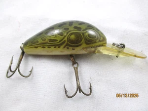 Vintage FROG REBEL SUPER R Diving Crankbait schwer zu finden Barsch Angelköder - Bild 1 von 2