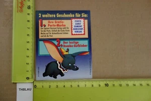 Alter Aufkleber Comic Bühne Film Video Buch Walt Disney DUMBO Egmont Horizont - Bild 1 von 2