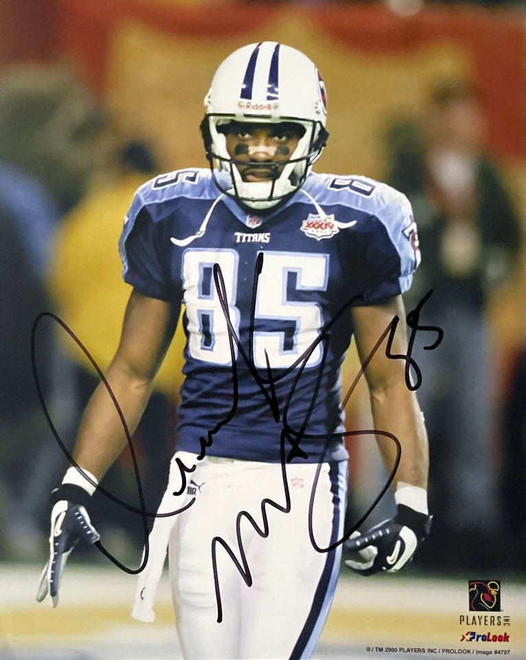 Derrick Mason Autograph Signed 8x10 Photo NFL Football Tennessee Titans - Image 1 of 1