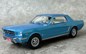 norev 1:18 FORD Mustang Coupe 1965 Toy Blue Diecast Model Car Gift 1/18