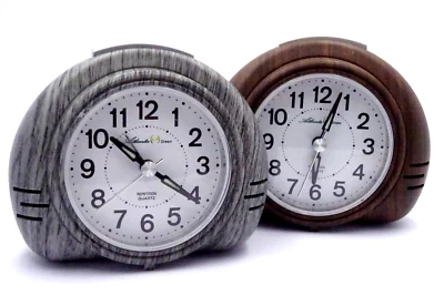 ATLANTA Top-Marke Quarz Wecker Analog Wiederholung Licht elegante Holzoptik 2502 - Bild 1 von 4