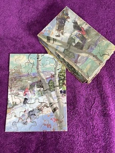 VTG Tuco Puzzle Miniatures Jig Saw Away We Go 30 Large Pieces 1960s - Picture 1 of 5
