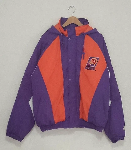 Vintage Phoenix Suns Starter Jacket Adult Large NBA Basketball Coat Mens 90s Cover