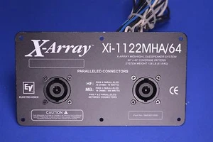 EV Electro-Voice Xi-1122MHA/64 Speaker Input Panel - Picture 1 of 2