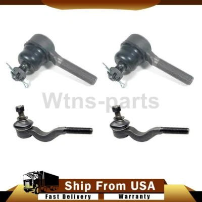 Para Toyota Corona 1974 2,0 L Mevotech extremo de barra de dirección delantero interior exterior 4x Foto 1 de 4