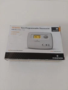 Emerson Non Program 1F79-111 24V Digital 2 Heat 1 Cool Heat Pump Thermostat - Picture 1 of 7