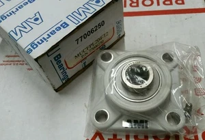 NEW AMI Bearing 4-BOLT FLANGE THERMO PLASTIC HOUSING MUCFPL204-12 SHIPS FREE - Picture 1 of 1