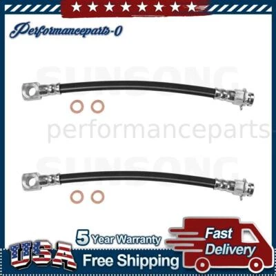 Manguera hidráulica de freno delantero Sunsong para Dodge W100 1976 1977 1978 1979-1988 Foto 1 de 4