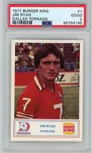 1977 BURGER KING DALLAS TORNADO NASL SOCCER TRADING CARD COMPLETE SET PSA RARE ! - Picture 1 of 12
