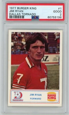 1977 BURGER KING DALLAS TORNADO NASL SOCCER TRADING CARD COMPLETE SET PSA RARE ! - Изображение 1 из 4
