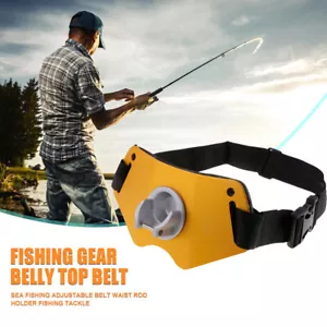Fishing Fighting Belt Gimbal Waist Rod Holder Ocean Boat Sea Fishing Accessory - Picture 1 of 9