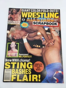Álbum de recortes Wrestling All Stars volumen 10 lotes de pinups de color y enorme póster STING - Imagen 1 de 20