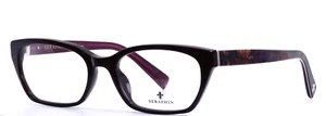 SERAPHIN Crawford 8163 Blackberry Boa Womens Cat Eye Eyeglasses 53-18-140 B:34 - Picture 1 of 11