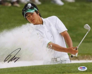 RYO ISHIKAWA PGA & WORLD GOLF STAR SIGNED ACTION PHOTO PSA - Picture 1 of 1